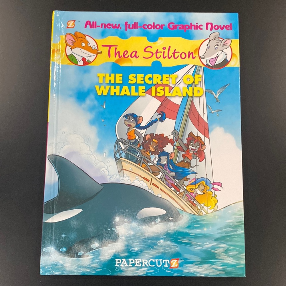 Thea Stilton Graphic Novel #1: The Secret of Whale Island - Hardcover Book